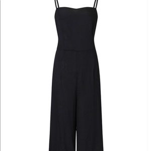 Linen 3/4 pant jumpsuit